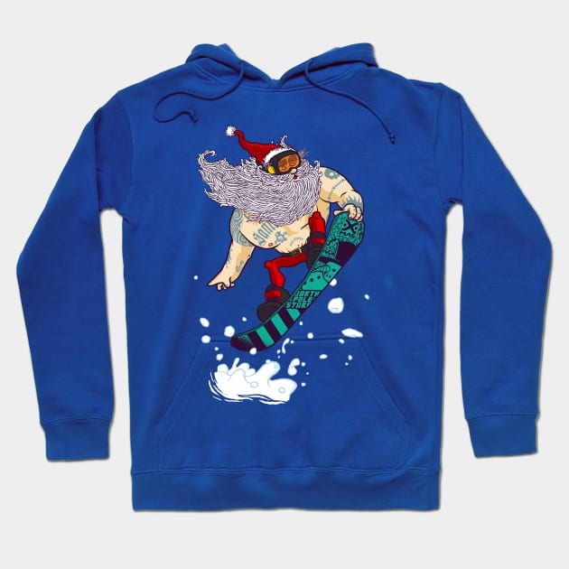 Klaus - Rad Santa Claus Hoodie by vo_maria